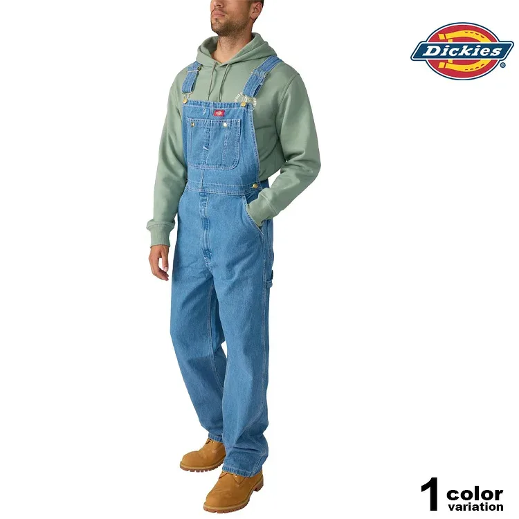 ディッキーズ ビブ オバーオール Dickies Bib Overalls デニム つなぎ パンツ 作業服 作業着 仕事着 無地 ウエア ポケット ブランド ストリート シンプル カジュアル DB100