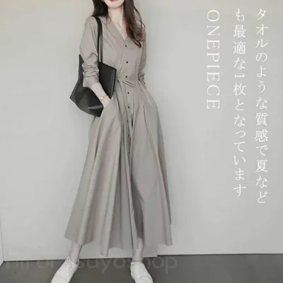 新作ワンピース夏 レディースワンピース 夏ワンピース 春ワンピース Aラインワンピース夏 きれいめワンピース夏 大人ワンピース夏 フレアワンピース ロングワンピース夏 長袖ワンピース夏 チュニックワンピース夏 通勤 通学 デート お出かけ