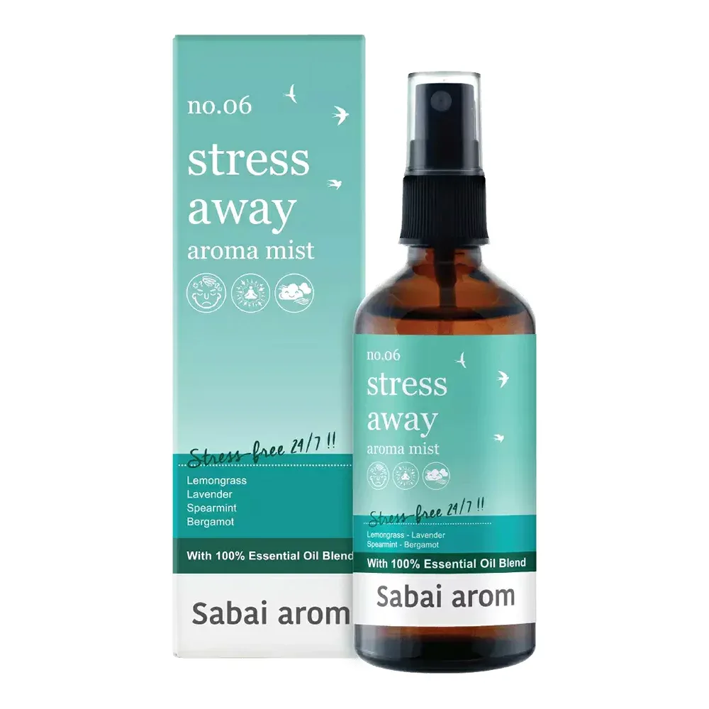 アロマオイルスプレー No.6 ストレスアウェイミスト 100ml Stress Away(ストレス緩和)「サバイアロム」