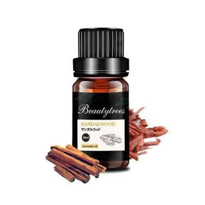 Beautytrees サンダルウッド 白檀 精油 エッセンシャルオイル 天然100% アロマオイル 10ml アロマ 加湿器・ディフューザー・アロマストーン・お風呂