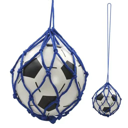 winova サッカーボールネットポケット 収納&トレーニング兼用 軽量40g 折りたたみ式 サッカー練習ネット 4号球・5号球対応 フットサル ビーチボール おもちゃ収納にも (1個入り)