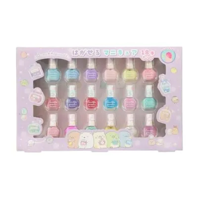 Race Sumikko Gurashi Peelable Nail Polish Set of 18 P Ages 6+ Cosmetic Accessories 250704