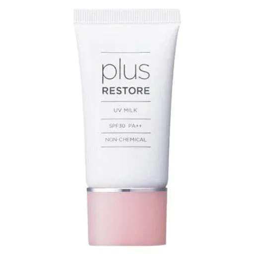 プラスリストア UVミルク 日焼け止め 乳液 SPF30 PA++ 30ml