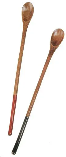 Hogdseirrs 阿瀬真三 マドラー おしゃれマドラー黒 23cm F1217 ブラウン(持ち手:黒)