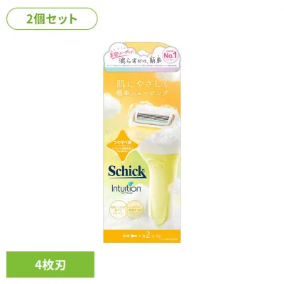 【2個セット】シック イントゥイション 美容ソープ つやすべ 1セット シック イントゥイション カミソリ ケア シェービング イントゥイション