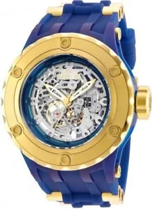 【送料無料】 mens invicta 25131 subaqua 52mm bluegold rubber strap watch