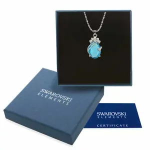 【送料無料】ネックレス アルジェントスワロフスキーオリジナルcollana donna argento swarovski elements originale g4love cristalli strass saldi