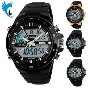 【送料無料】腕時計 ウォッチ クオーツアナログデジタルreloj de pulsera impermeable para hombre y chicos militares de mltiples funciones analgico digital cuarzo