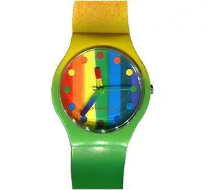 【送料無料】腕時計 ウォッチ ゲオルクjiri georg dokoupil, rainbow, reloj de pulsera, 1992 knstleruhr daado