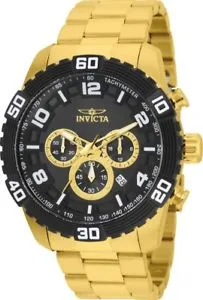【送料無料】腕時計 ウォッチ クオーツゴールドスチールベルトプロダイバークロノグラフreloj de cuarzo utiliza invicta pro diver 25982 para hombre crongrafo correa de acero de oro