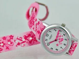 【送料無料】 腕時計 パラスピンクファブリックテープpallas childs wristwatch pink with fabric tape wrist watch 71711130
