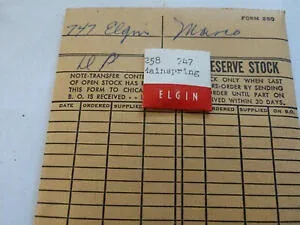 【送料無料】腕時計 ヴィンテージエルギングレードメインスプリングパートvintage nos elgin grade 747 wrist watch mainspring, part 258