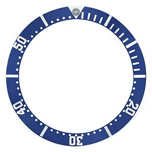 【送料無料】腕時計 ベゼルreplacement bezel insert blue for watch 3320mm x 26mm