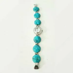 【送料無料】腕時計 バダビチターコイズスターリングシルバーウォッチbadavici turquoise and sterling silver watch