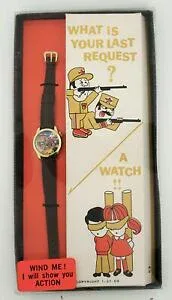 【送料無料】腕時計 アニメキャターウォッチオリジナルボックス1969 animated character watch in original unusual firing squad box