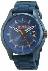 【送料無料】腕時計 ?ヒューゴボスメンズクォーツステンレススチールゴムカジュアルウォッチ? hugo boss mens hong kong quartz stainless steel rubber casual watch 1550049