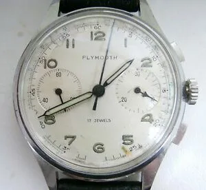 【送料無料】腕時計 ラックマンレジスタクロノグラフウォッチcirca 1940s wakmann two register chronograph watch