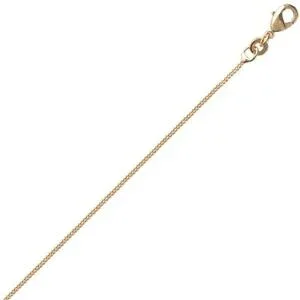 【送料無料】ジュエリー・アクセサリー チェインプラケマイユグルメchaine plaque or maille gourmette 1mm