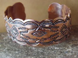 【送料無料】ジュエリー・アクセサリー ネイティブアメリカンジュエリースタンプスブレスレットバイアルバートnative americain bijoux estampe cuivre revers bracelet par albert
