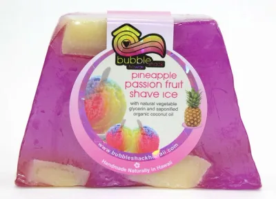 ハワイアン オーガニック ハワイアン雑貨 石鹸 ソープ バブルシャックハワイ Bubble Shack Hawaii チャンクソープ (シェイブアイス) ハワイ雑貨 ハワイ お土産 ハワイアン