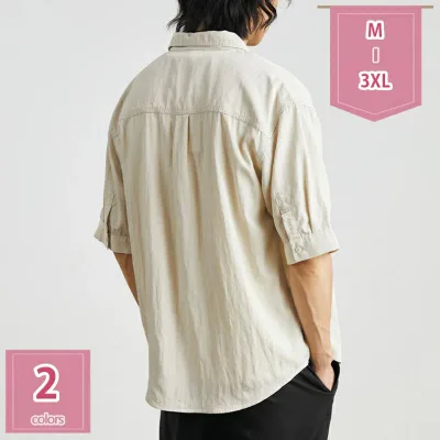1000円OFFクーポン 開襟シャツ メンズ 半袖 夏服 トップス かっこいい 上着 オシャレ ワイシャツ カジュアルシャツ 通気 オシャレ 通勤 通学 形態安定 ビジネス 仕事 白 ブルー 黒 ピンク ボタンダウン 大きいサイズ 30代 40代 holosbird-goods1