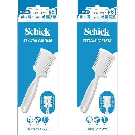 Schick(シック) 全身用 ヘアトリマー(1本入x2個) メンズ ボディ用 【まとめ買い】