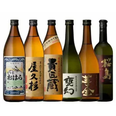 焼酎 杜氏厳選 飲み方とシーンにこだわる 飲み比べ 6本セット 720ml - 900ml 総容量 4890ml ( 貴匠蔵 屋久杉 さつまおはら 別撰熟成桜島 甕幻 芋全貴匠蔵 ) / 送料無料 誕生日 ギフト 本坊酒造 芋焼酎 セット / 本坊酒造 公式通販