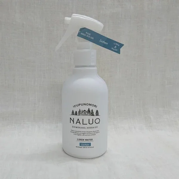 ナルークリネンウォーター(ライケン) 200ml NALUQ ナルーク フプの森 下川町 トドマツ モミ オーガニック 日本製 北海道 トドマツ ルームミスト ファブリックミスト 芳香 森の香り 抗菌 消臭 ギフト