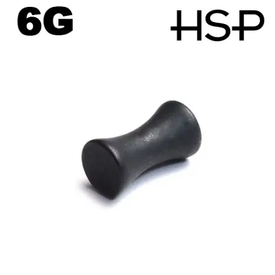 ボディピアス 6G マットブラック プラグ ポイント消化 消費