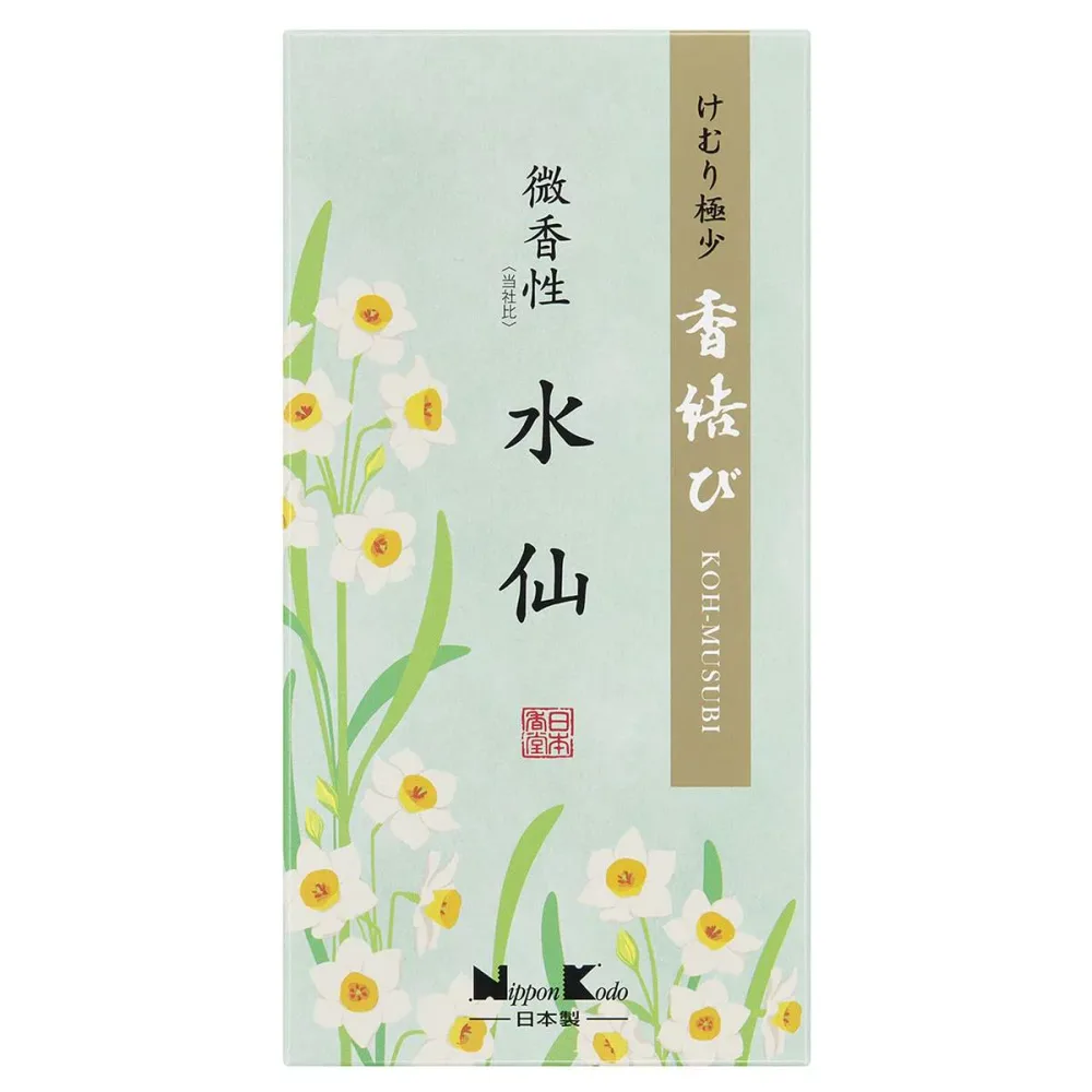 日本香堂(Nippon Kodo) 香結び 微香性 水仙 バラ詰 110g