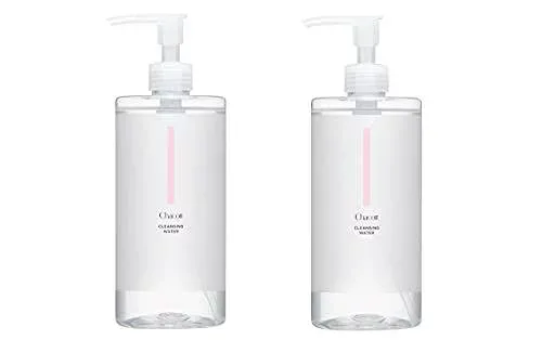 Chacott チャコット クレンジングウォーター ポンプ式 W洗顔&化粧水 500ml 001 レディース&メンズ用 ジェンダーレスコスメ (2個セット)