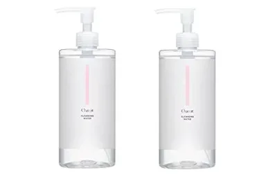 Chacott チャコット クレンジングウォーター ポンプ式 W洗顔&化粧水 500ml 001 レディース&メンズ用 ジェンダーレスコスメ (2個セット)