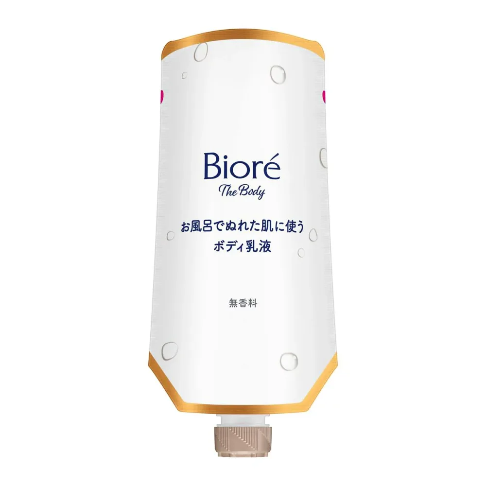 ビオレ ザ ボディ お風呂でぬれた肌に使うボディ乳液 肌すべすべ 無香料 つりさげパック 保湿 285ml