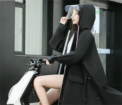 レインコート フード 透湿 防水 レディース 自転車 リュック ヘルメット対応 軽量 膝濡れない 男女兼用 ゲリラ豪雨 大きいメンズ レインポンチョ 梅雨対策 ロングコート アウトドア 通学 学生用 中学生 高校生 カッパ 学生レインコート