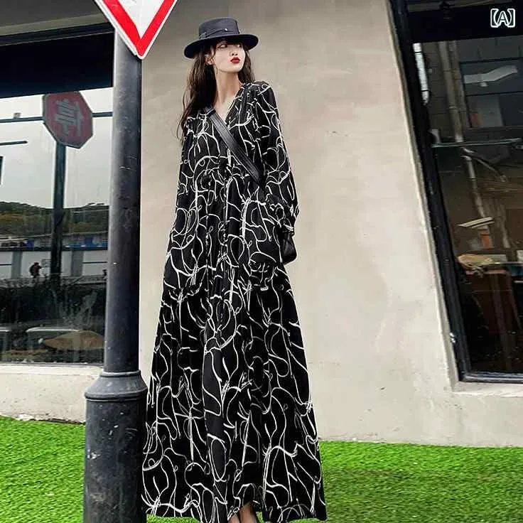 ワンピース シフォンワンピース レディース ロングワンピース シャツワンピース ワンピース シフォンワンピース レディース ロングワンピース シャツワンピース 黒の 高級 ドレス 長袖 フレンチ レトロ 通勤 大きめ サイズ mm ジャケット ボトム ス