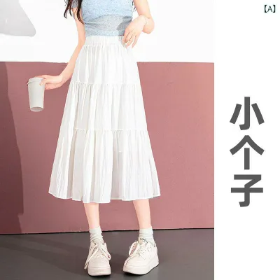 スカート プリーツスカート ショートスカート 夏 小柄な レディース 薄手 白い ティアードスカート ハイウエスト スリム aライン 大きい スイング スカート プリーツスカート