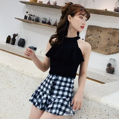 水着 レディース 2点セット セパレート ビキニ スカート付き 保守的 ボックスショーツ 体型カバー ゆったり 着痩せ 細見え お腹周り 二の腕カバー 上品 きれいめ かわいい 温泉用 海水浴 プール ビーチ リゾート 旅行 アウトドア 伸縮性 速乾性
