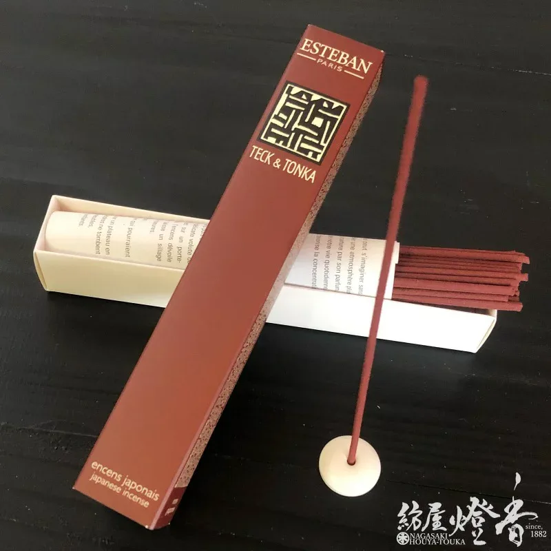 インセンス ESTEBAN テッケトンカ TECK&TONKA ST40本 旅の記憶 エステバンフレグランス / スティック オリジナル / お香 洋風の多彩な香り サロン 美容室 おしゃれ 部屋焚き 室内香 フランス アロマ 人気シリーズ 日本製 国内生産 / 紡屋燈香 ほうやとうか
