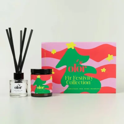 ギフトボックス クリスマス ギフト ルームフレグランス キャンドル ディフューザー 天然香料 芳香剤 イギリス ろうそく 癒し アロマ 高品質 ナチュラル おしゃれ クリスマスプレゼント プレゼント 日本初上陸【正規輸入品】