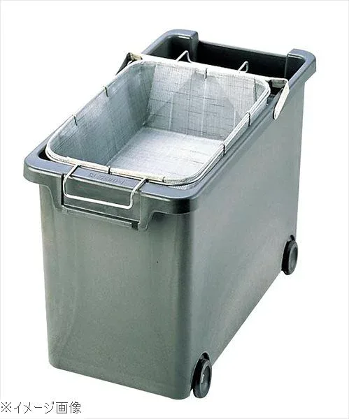 強化耐熱プラスチック フライヤー用 油缶(カゴ付)