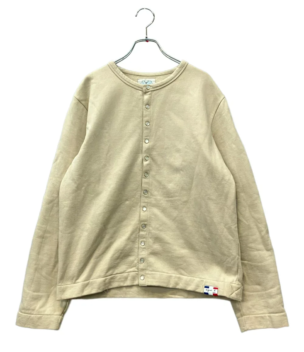 【全品5%OFFクーポン10日0時〜14日23:59迄】【中古】 アニエスベー 長袖カーディガン EZ78M001 メンズ SIZE 2 (M) agnes b.
