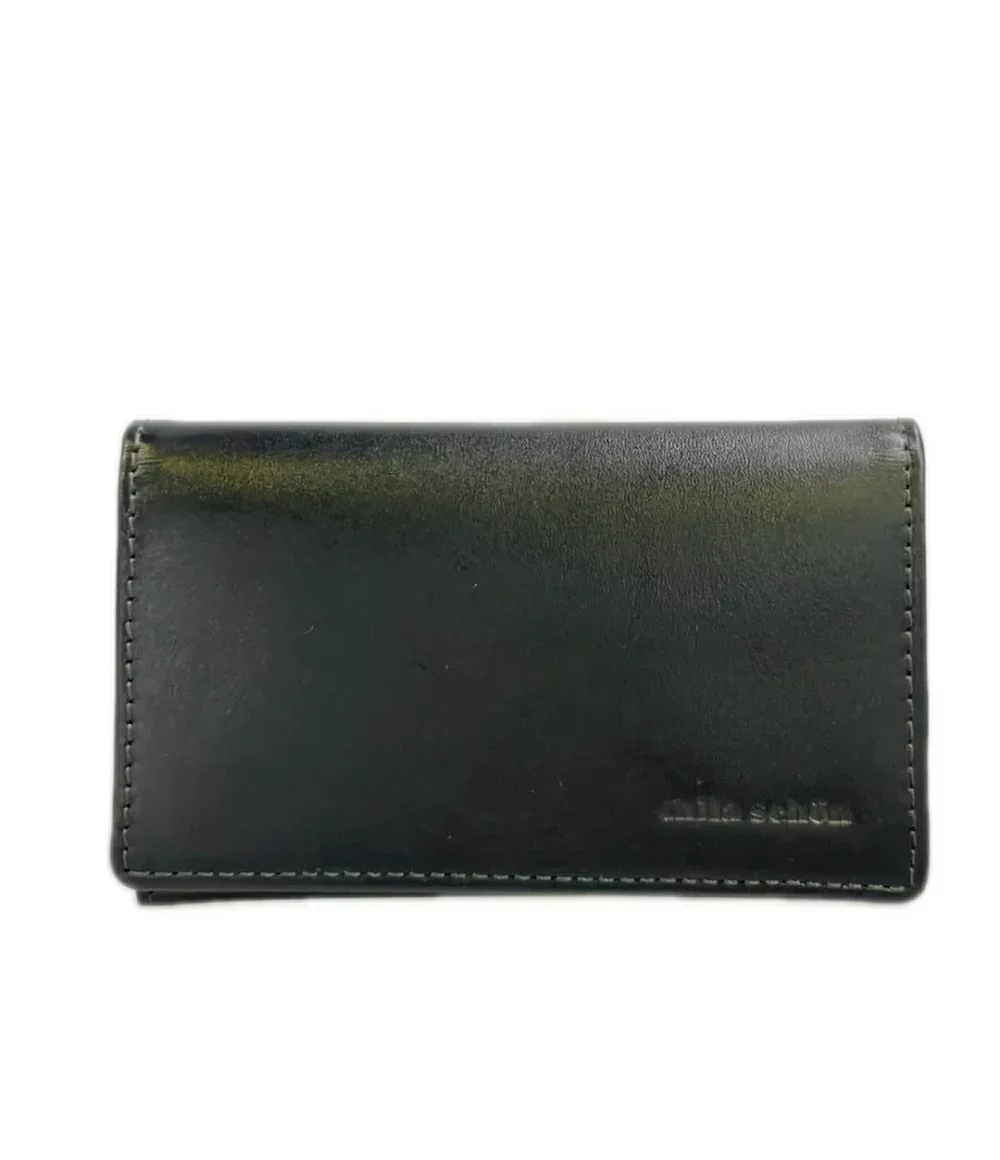 【全品5%OFFクーポン10日0時〜14日23:59迄】【中古】 ミラショーン カードケース 名刺入れ メンズ mila schon