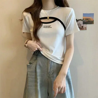 ティアード チュニック ブラウス ぽわん袖 レディース 感が 詰まっている 半袖 t シャツ 女性 2024 夏の サイズ 隠れ 肉が 痩せている 文字 プリントの ユニークな 上着