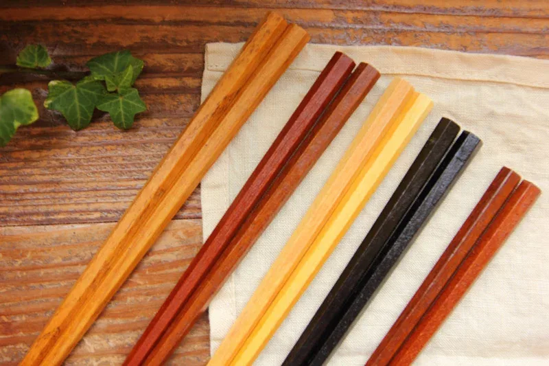 箸 お箸 セット ギフト 桐箱 贈り物 天然 木製 銘木箸 5膳 五膳 5膳 セット お試し 福袋 桐箱 対応 箸セット 和食器