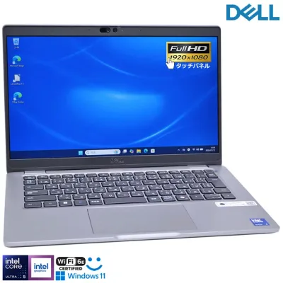 Core Ultra 5 135U タッチパネル 13.3型 DELL Latitude 5350 メモリ16G M.2SSD256G Wi-Fi6E 顔認証 Webカメラ Windows11【中古】