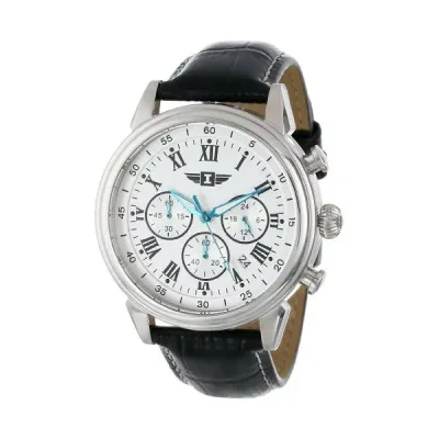 インビクタ 腕時計 INVICTA インヴィクタ メンズ 男性用 90242 I By Invicta Men's 90242-002 Stainless Steel Watch with Black Leather Band