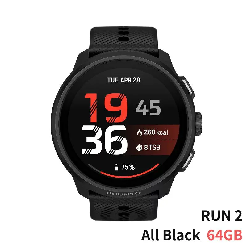 【9月29日新発売】SUUNTO RUN 2 All Black (64GB) スント ラン 2 オールブラック 64GB 国内正規品 2年保証付 SS051639000 RUN2 GPS ランニングウォッチ スマートウォッチ 送料・代引手数料無料 お中元 ギフト