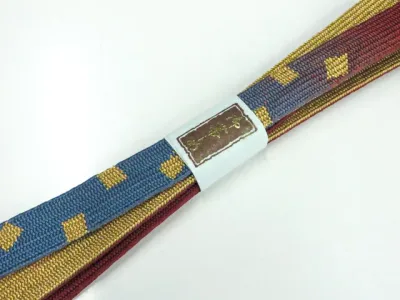 【中古】和装小物 帯締め 帯締 高麗組 金糸 美品 26w06-9200【リサイクル】 IDnet
