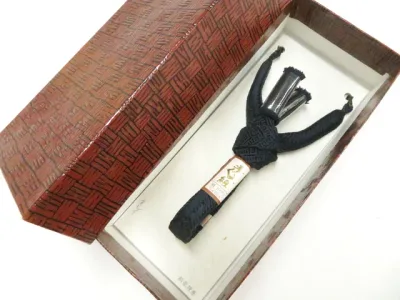 【中古】和装小物 男物 羽織紐 未使用品 箱入 美品 26w07-9317【リサイクル】 IDnet
