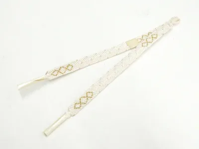 【中古】和装小物 羽織紐 未使用品 金糸 美品 r8w07-1039【リサイクル】 IDnet